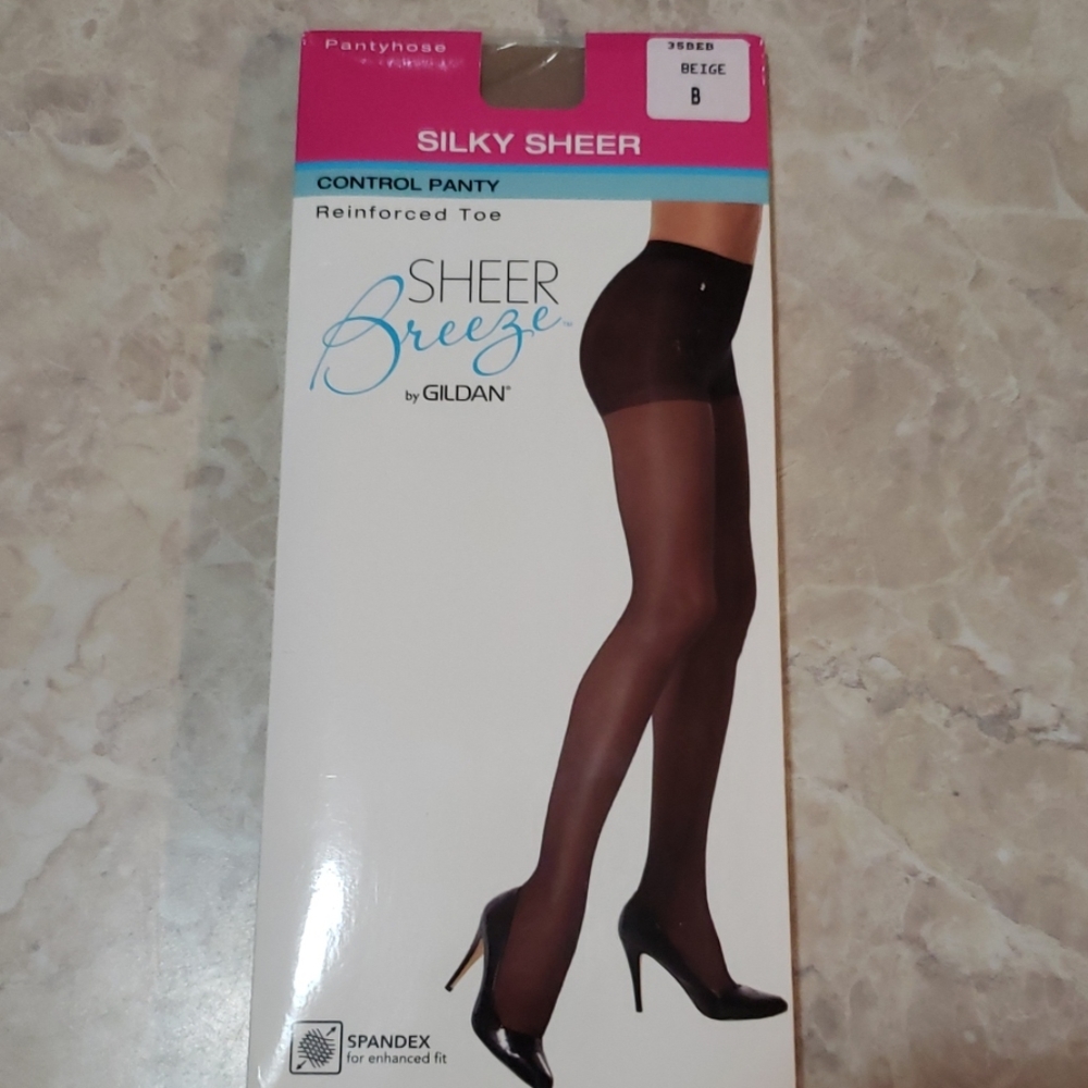 Silky sheer breeze nylon pantyhose